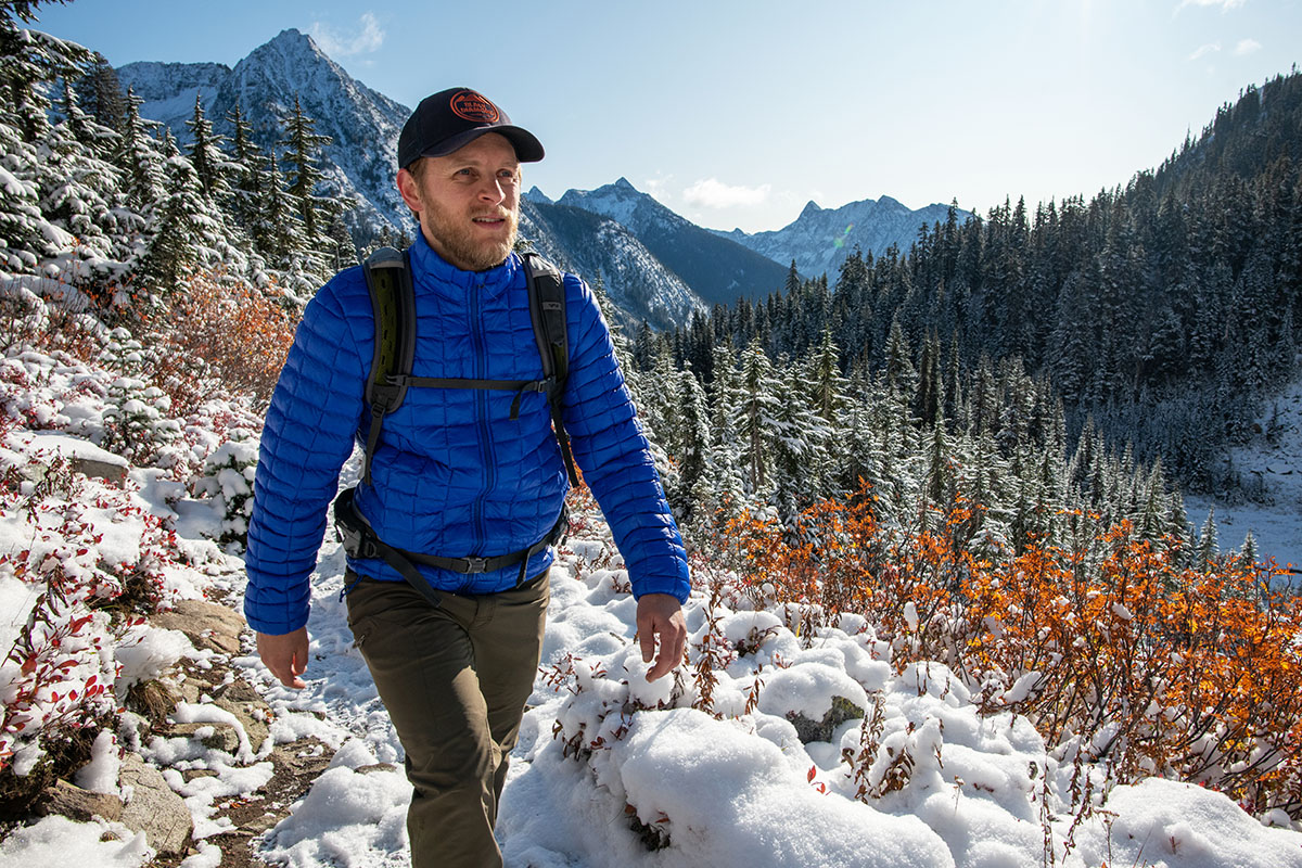 Men's thermoball store triclimate jacket review